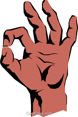 Hand Gesture Clipart Ok Symbol - Hand Gesture Clipart Ok Symbol (321x480)