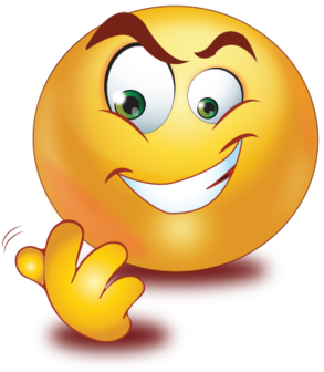 Evil Smile Come Hand Gesture - Evil Smile Come Hand Gesture (384x384)
