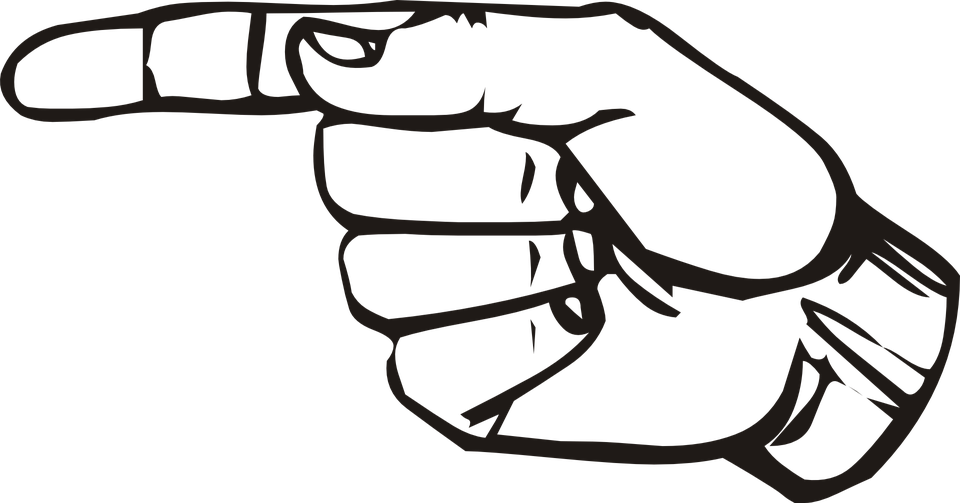 Hand Gesture Clipart Hand Sign - Hand Gesture Clipart Hand Sign (960x503)