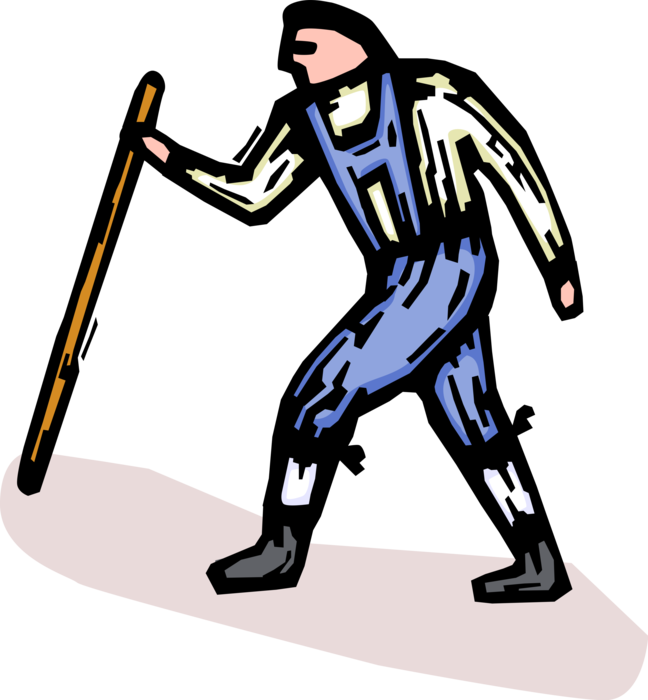 Vector Illustration Of Hiker Walks In Outdoors With - Vector Illustration Of Hiker Walks In Outdoors With (648x700)
