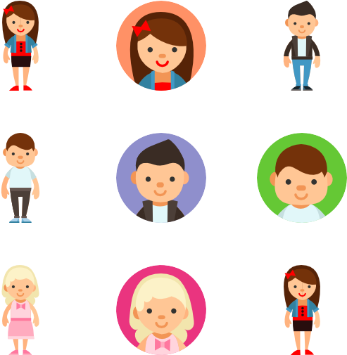 Children Icon Packs Svg Psd Png - Children Icon Packs Svg Psd Png (600x564)