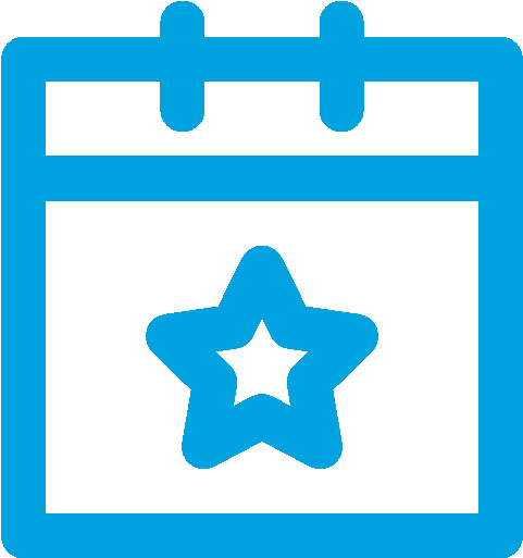 Flip Calendar Decorated With A Star - Flip Calendar Decorated With A Star (512x512)