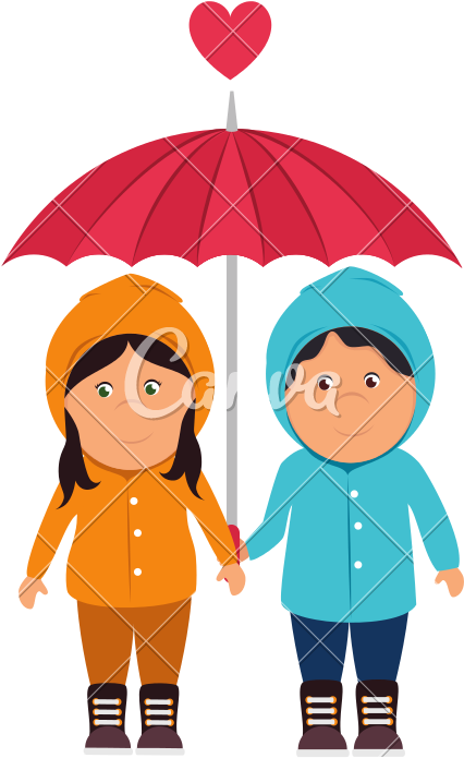 Boy Girl Umbrella Love - Boy Girl Umbrella Love (800x800)