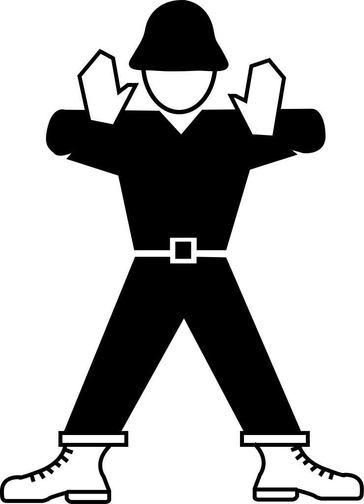 Helicopter Hand Signal Move Rearward - Helicopter Hand Signal Move Rearward (740x1023)