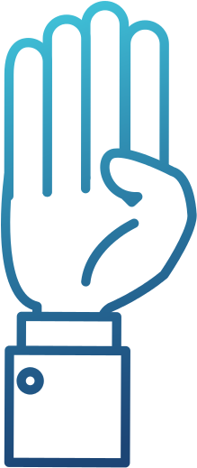 Hand Symbol Isolated - Hand Symbol Isolated (550x550)