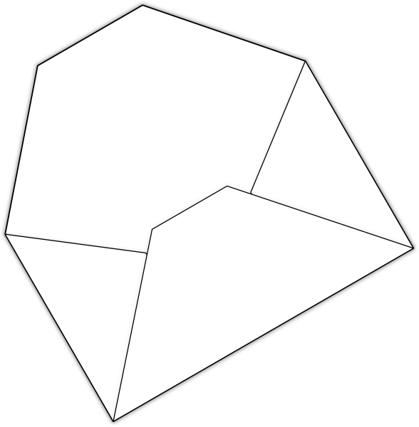 Evelope Clip Art At Clker Com Vector Clip Art Online - Evelope Clip Art At Clker Com Vector Clip Art Online (588x600)