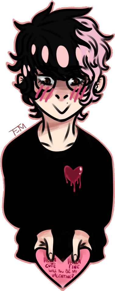 Hella Cute Hella Fine Will U Be My Valentine By Fan-trollingme - Hella Cute Hella Fine Will U Be My Valentine By Fan-trollingme (611x1040)