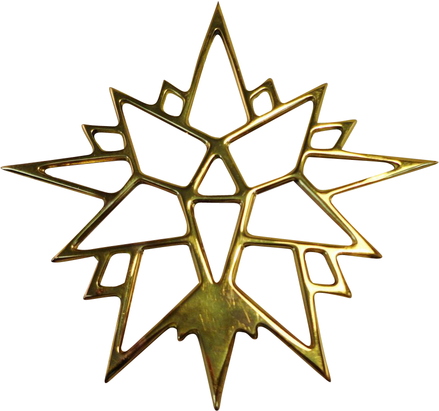 Virginia Metal Crafters Brass Moravian Star Ornament - Virginia Metal Crafters Brass Moravian Star Ornament (880x880)