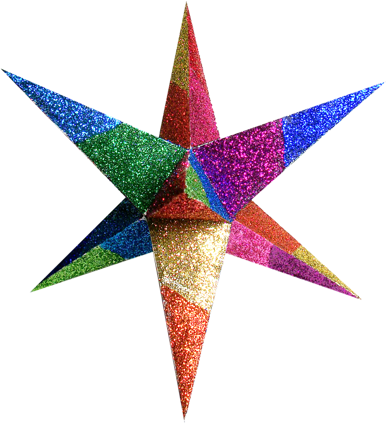 6 Point Paper North Star - 6 Point Paper North Star (800x874)