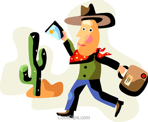 Homem Vestido De Cowboy No Deserto Livre De Direitos - Homem Vestido De Cowboy No Deserto Livre De Direitos (480x396)