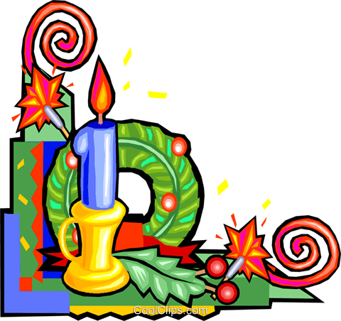 Christmas Decorations Royalty Free Vector Clip Art - Christmas Decorations Royalty Free Vector Clip Art (480x452)