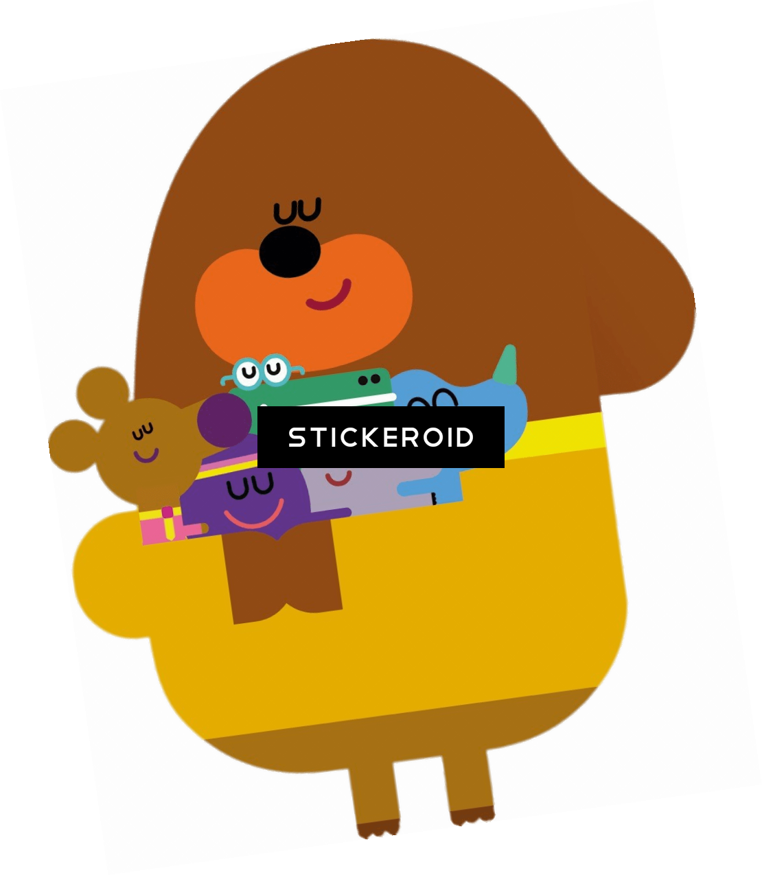 Duggee Hugging His Friends - Duggee Hugging His Friends (1110x1275)