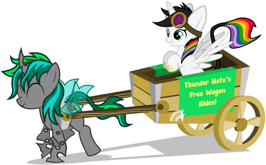 Thunder Note Wagon Ride Patreon Reward By Lightning-bliss - Thunder Note Wagon Ride Patreon Reward By Lightning-bliss (1101x726)