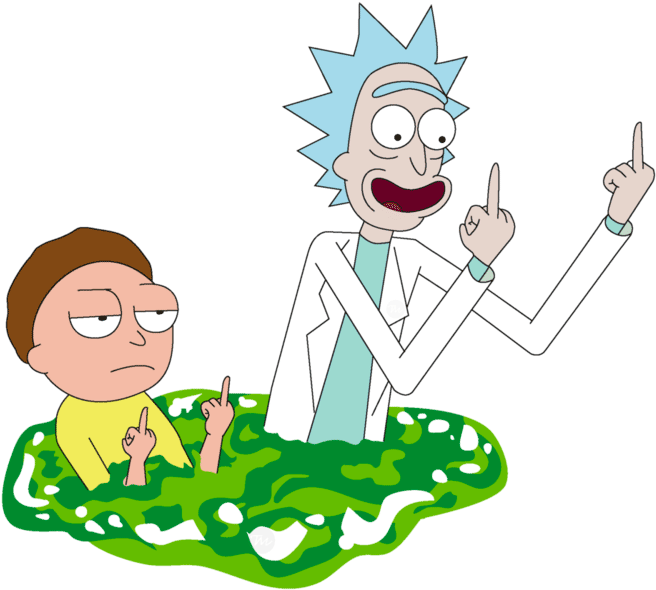 Rick And Morty Portal Clipart - Rick And Morty Portal Clipart (1091x874)
