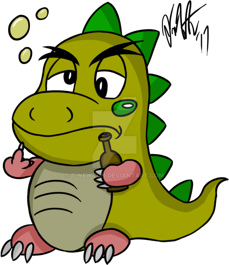 Clip Art Drunk Dragon - Clip Art Drunk Dragon (800x926)