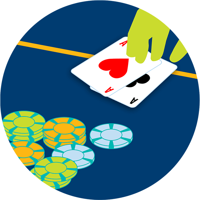 A Hand Is Seen Displaying A Pair Of Aces - A Hand Is Seen Displaying A Pair Of Aces (637x637)