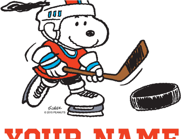 Snoopy Clipart Hockey - Snoopy Clipart Hockey (640x480)