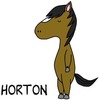 Livingonlaughs 6 2 Horton The Horse - Livingonlaughs 6 2 Horton The Horse (357x350)