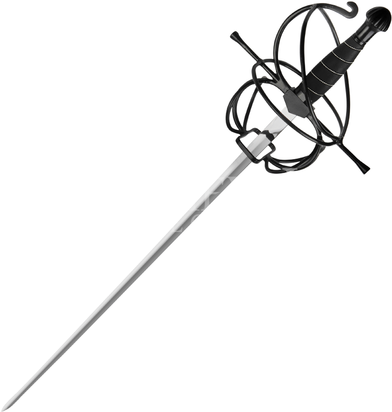 Black Wire Hilt Rapier - Black Wire Hilt Rapier (850x850)