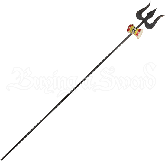 Shiva Trident With Drum - Shiva Trident With Drum (550x550)