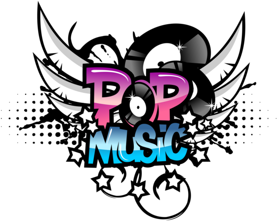 Picture Free Library Pop Music Clipart - Picture Free Library Pop Music Clipart (564x600)