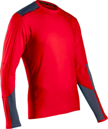 Sugoi Men's Titan Core Long-sleeve Shirt Chili Red/coal - Sugoi Men's Titan Core Long-sleeve Shirt Chili Red/coal (368x440)