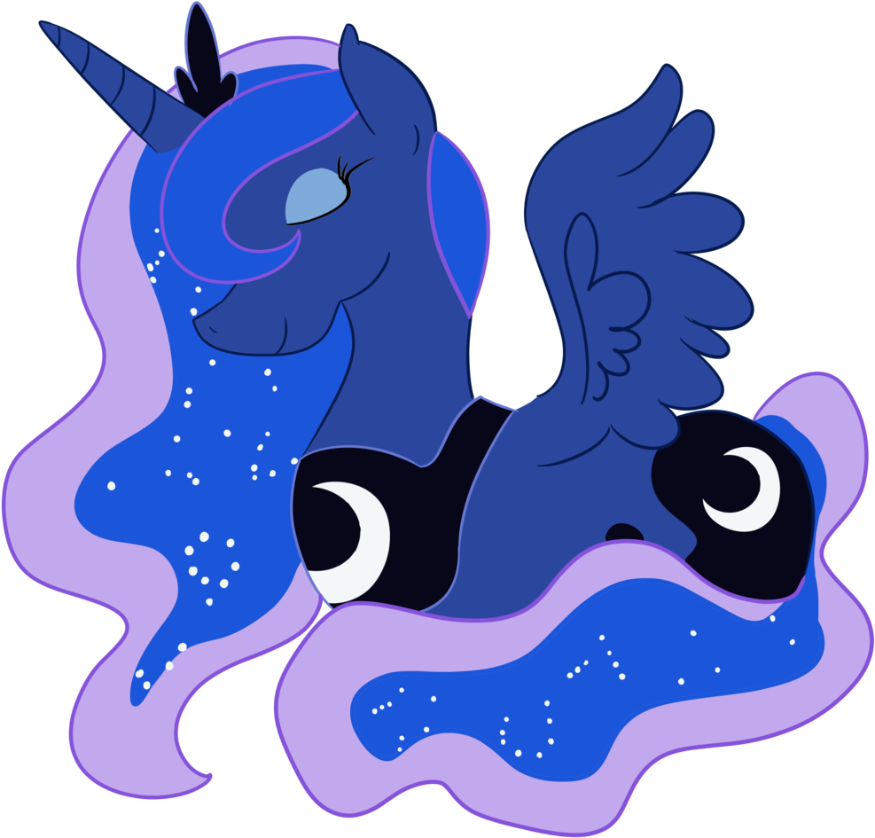 Clip Black And White Artist Pansyseed Closed Pony Luna - Clip Black And White Artist Pansyseed Closed Pony Luna (1024x1024)