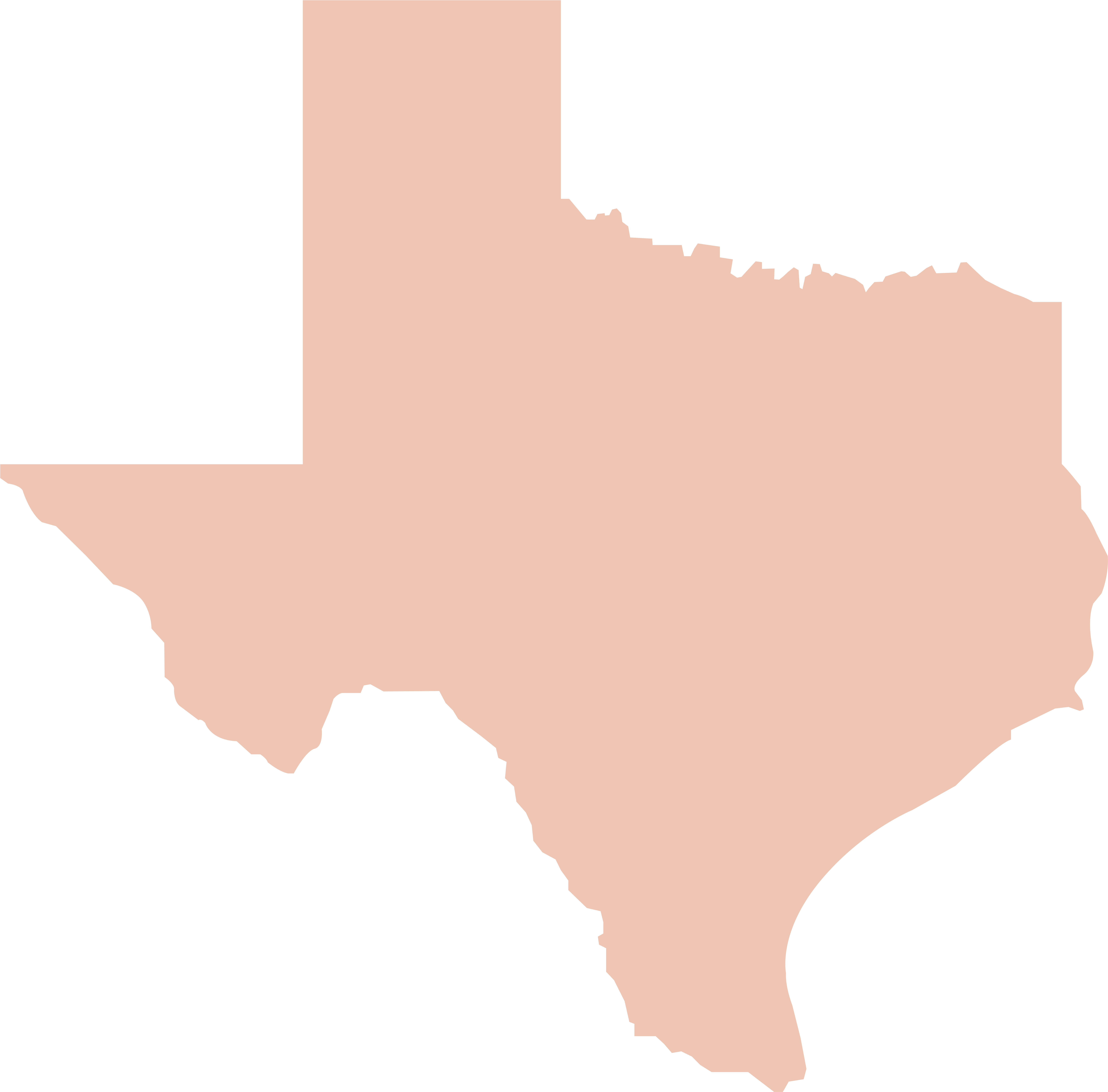 Texas - Texas (7668x8134)