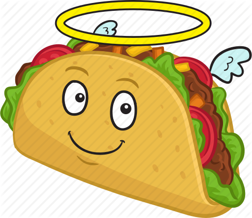 Cartoon Emoji Emoticon Smiley Taco Icon - Cartoon Emoji Emoticon Smiley Taco Icon (512x443)