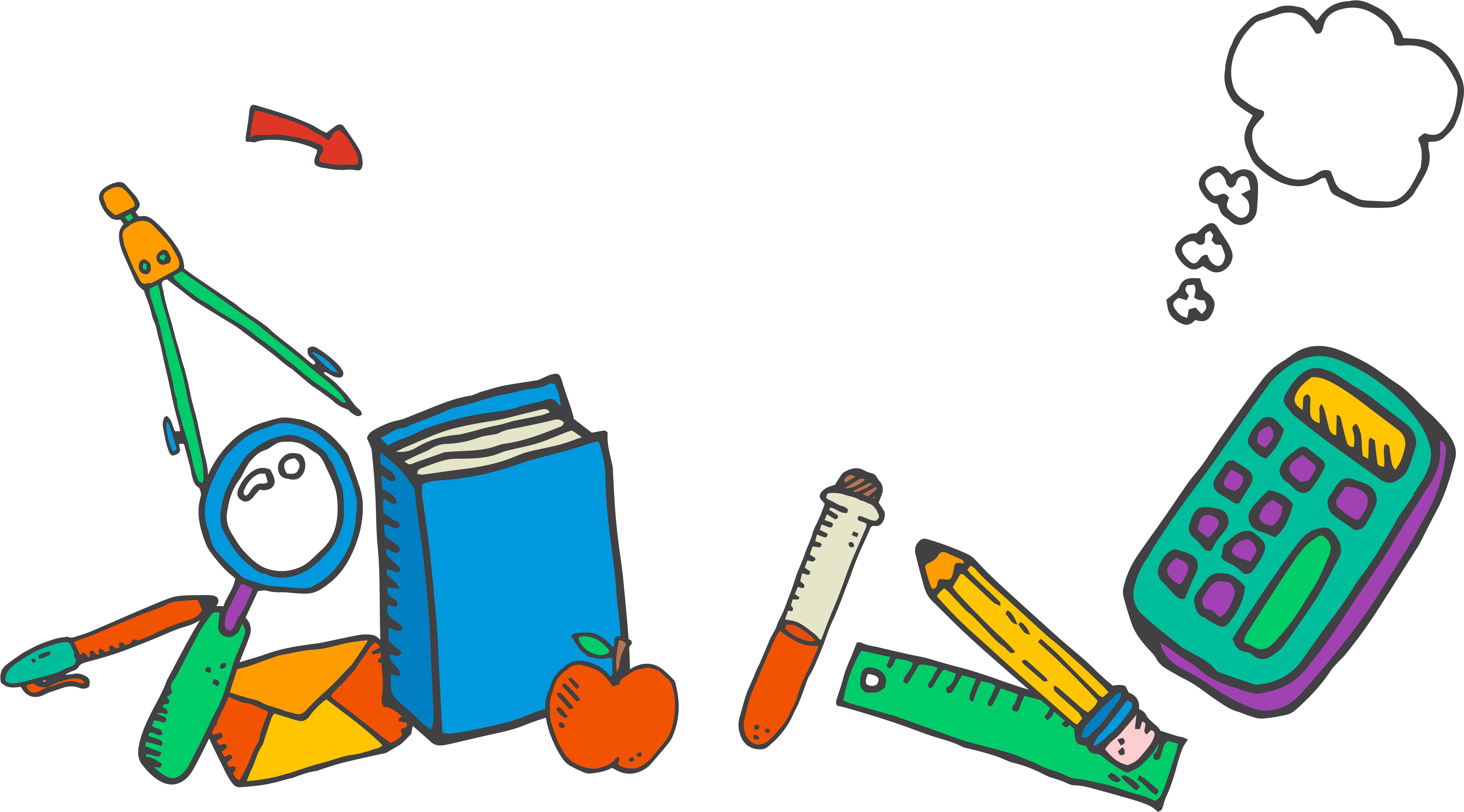 School Supplies Learning - School Supplies Learning (6108x3744)