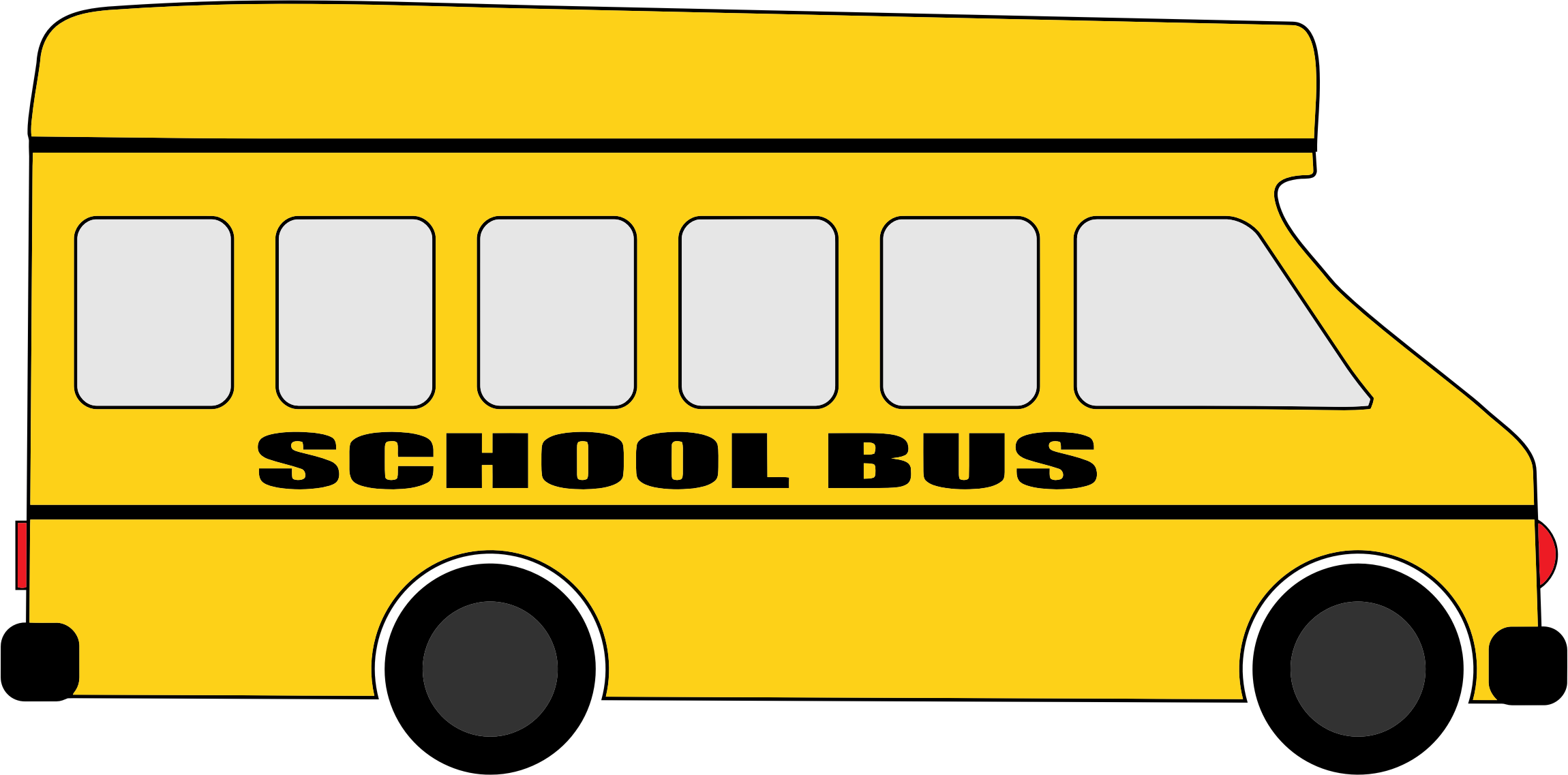 Illustrations And Clipart Bus, Children, Education, - Yellow School Bus Logo (2300x1137)