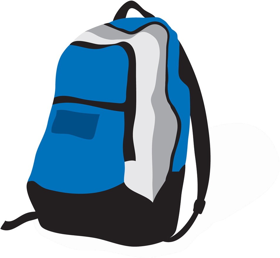 Backpack Clipart - Cartoon Backpack Png (1050x1050)