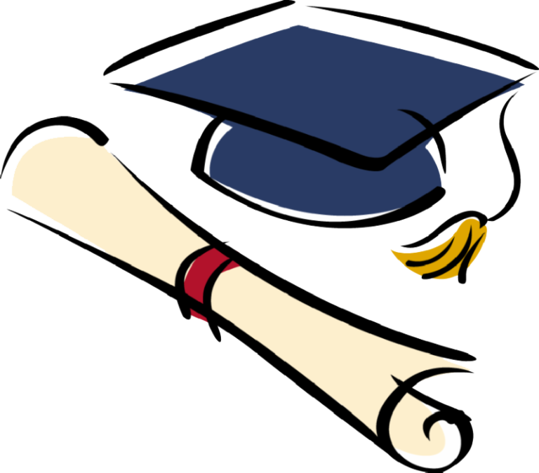 Graduation Ceremony Middle School National Secondary - Graduation Cap And Diploma (768x674)