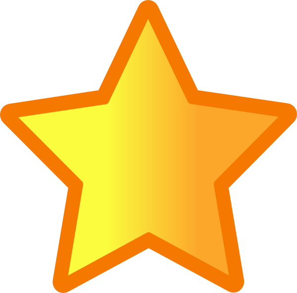 Star Clip Art - Tiny Star Clip Art (600x593)