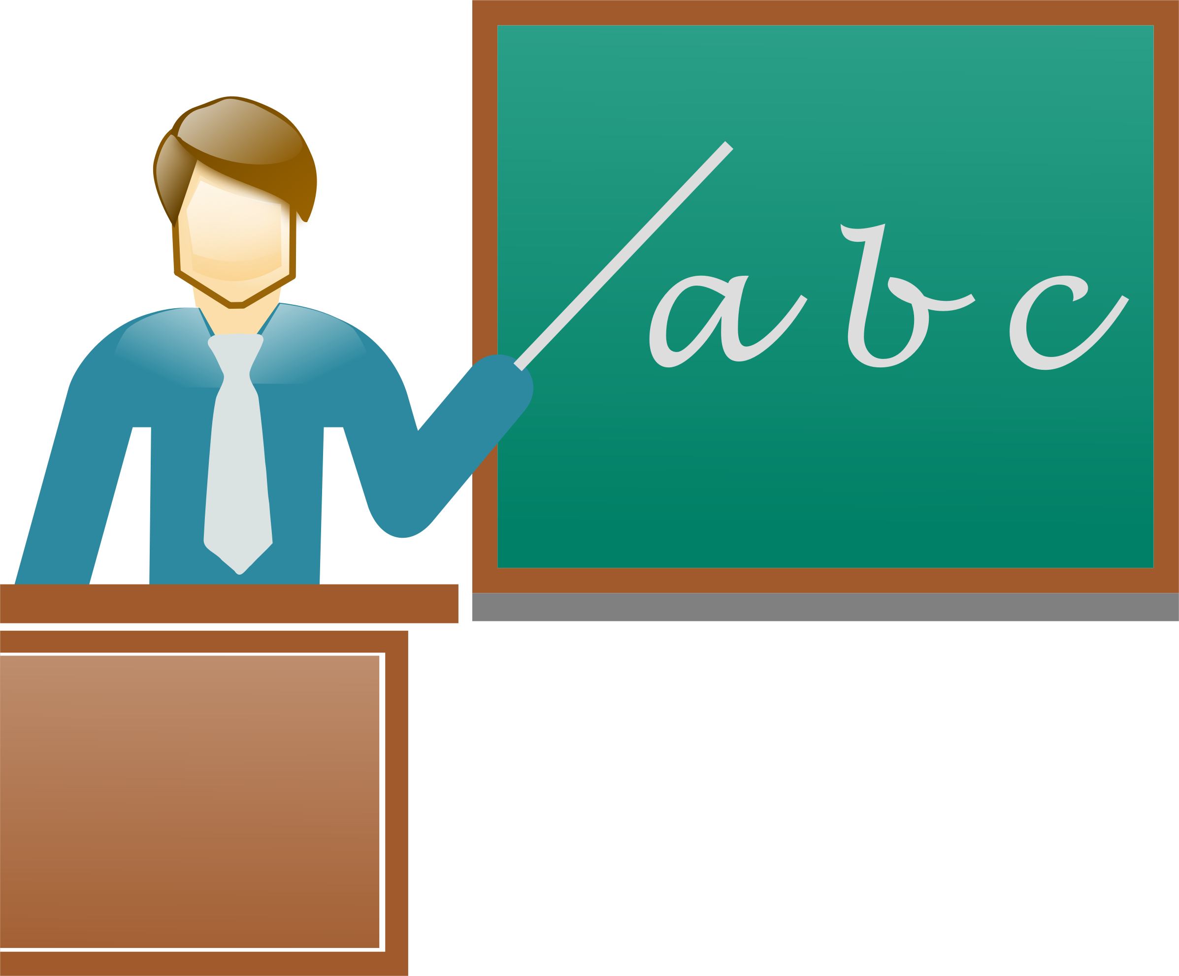 Big Image - Teacher Png (2394x1982)