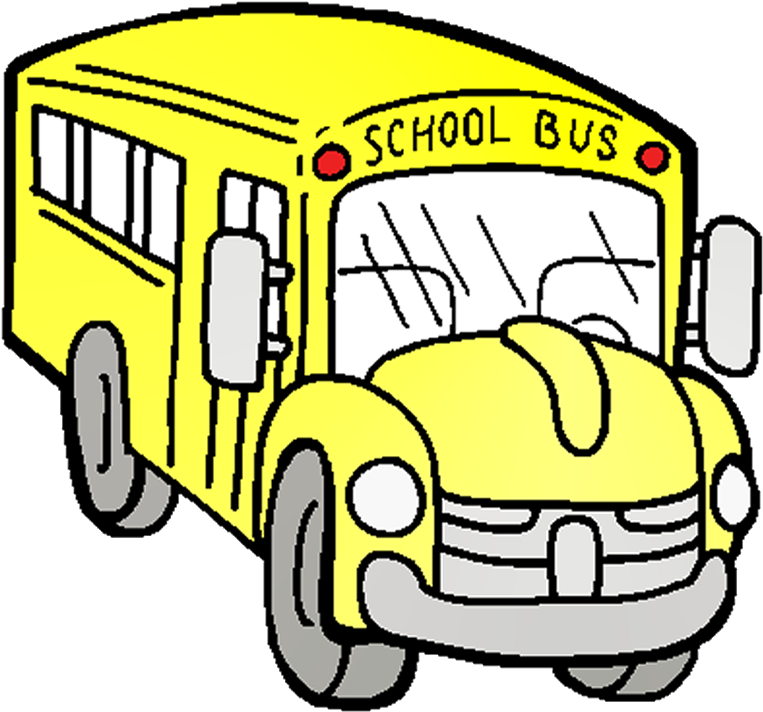 School Bus Clipart Gif (859x789)