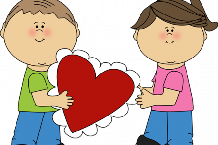 Valentine's Day Clipart Preschool - Kindergarten Valentine Booklet (450x300)
