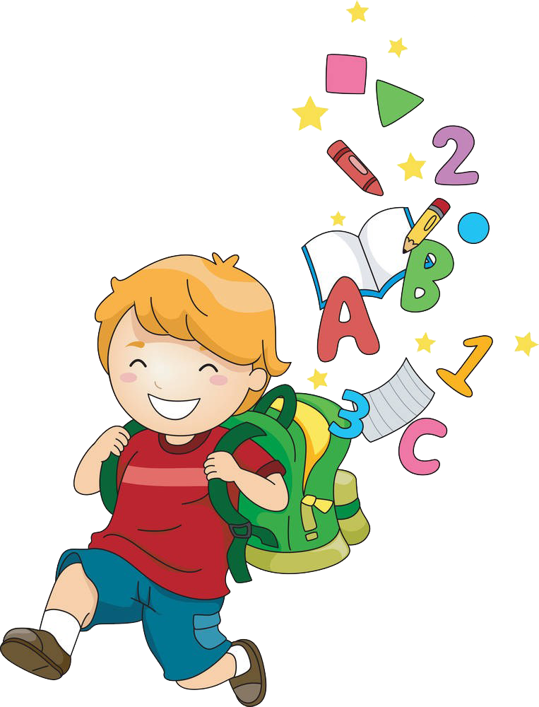 School Child Cartoon Clip Art - Learn Child Png (763x1000)
