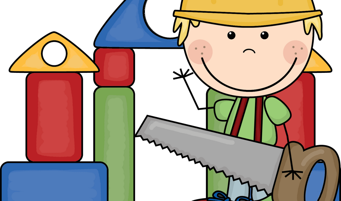 School Children Clipart Wonderful Free Clipart For - Kid Building Clipart (1398x825)