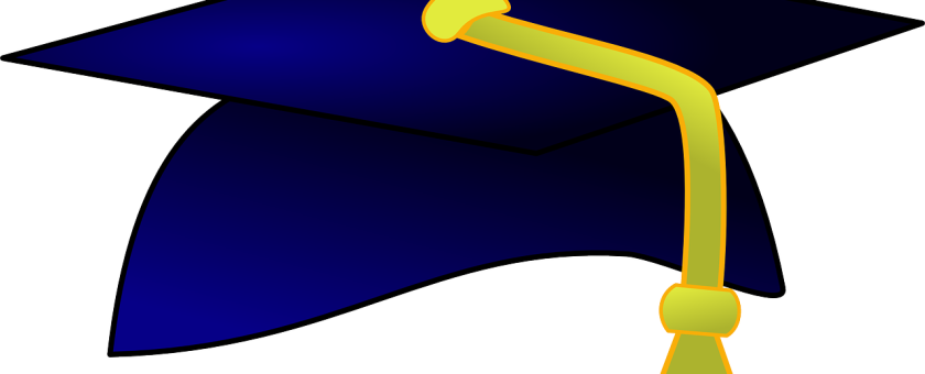 Teacher Appreciation Week - Graduation Hat Clip Art (840x340)