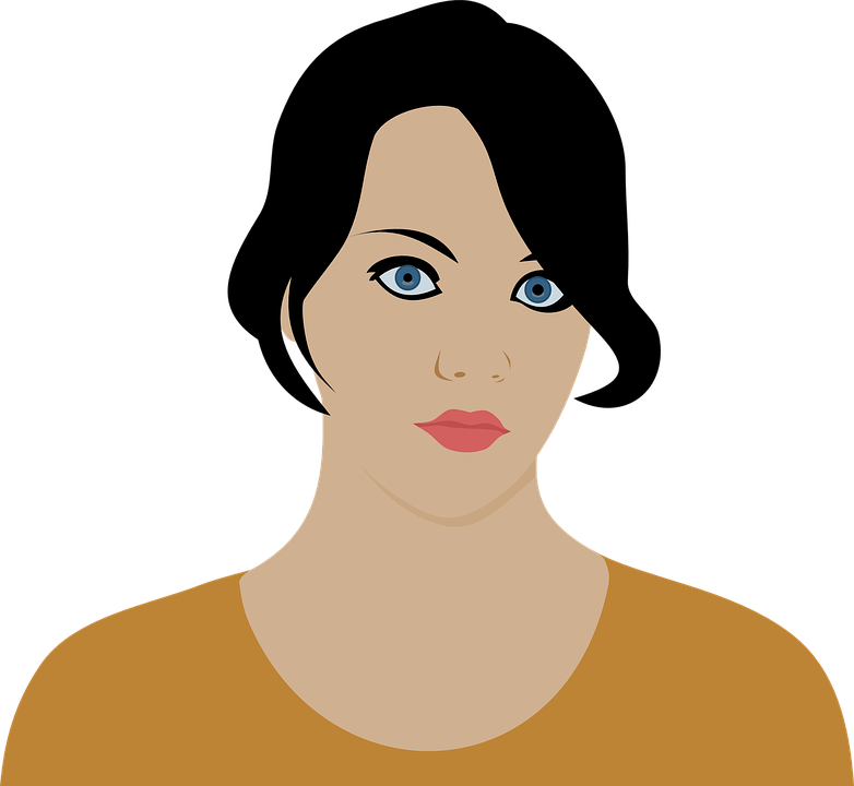 Brown Hair Clipart Teacher Face - Woman Images Clip Art (782x720)