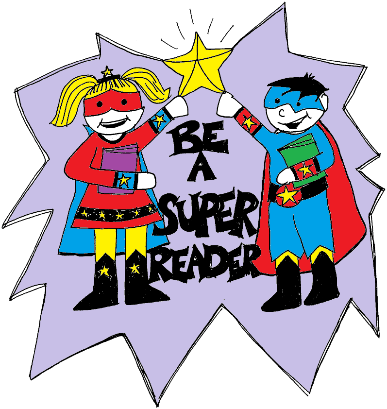 Super Reader Reader Clipart (797x842)