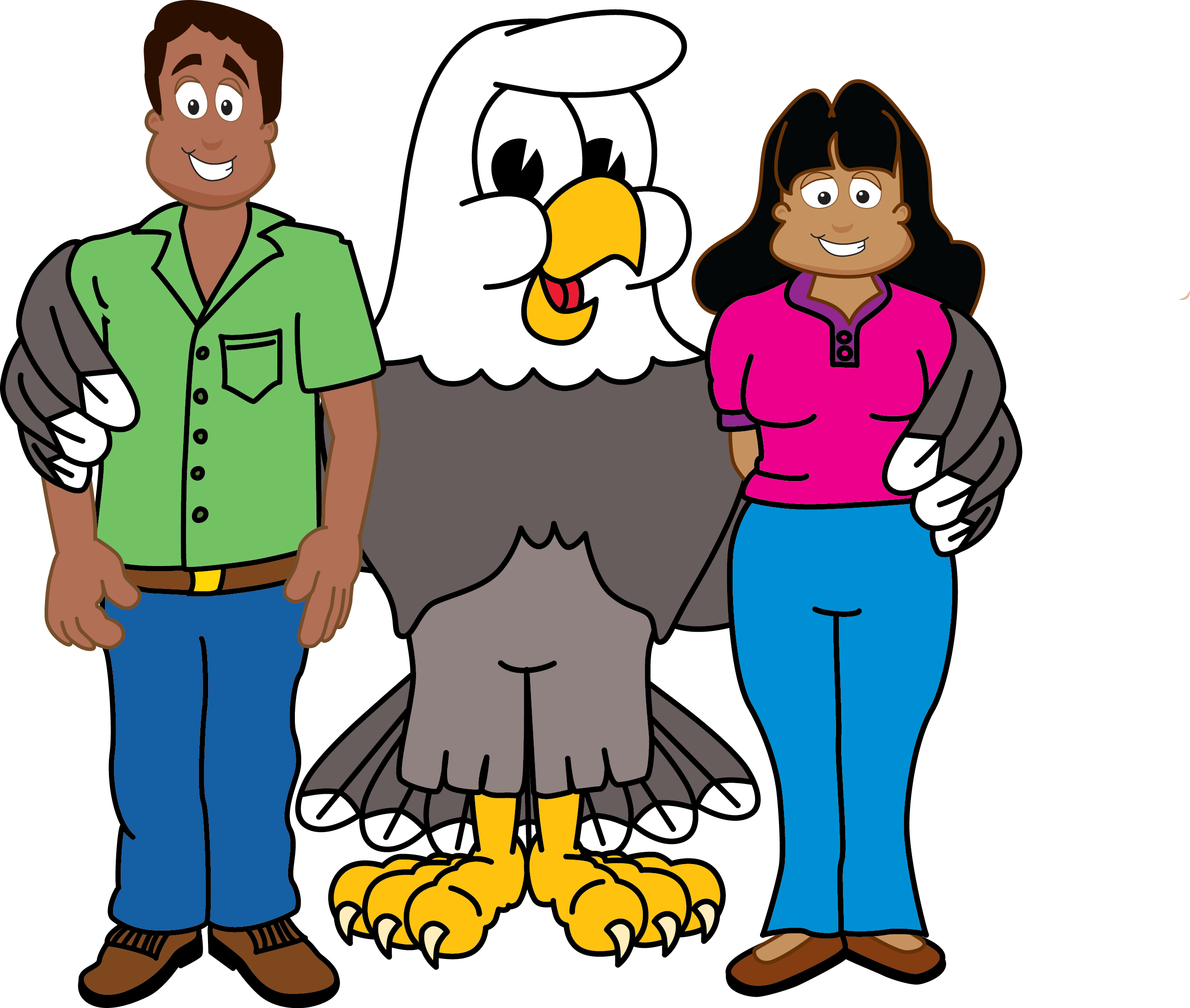 February Parent And Family Engagement Newsletter - Cartoon (2643x2240)