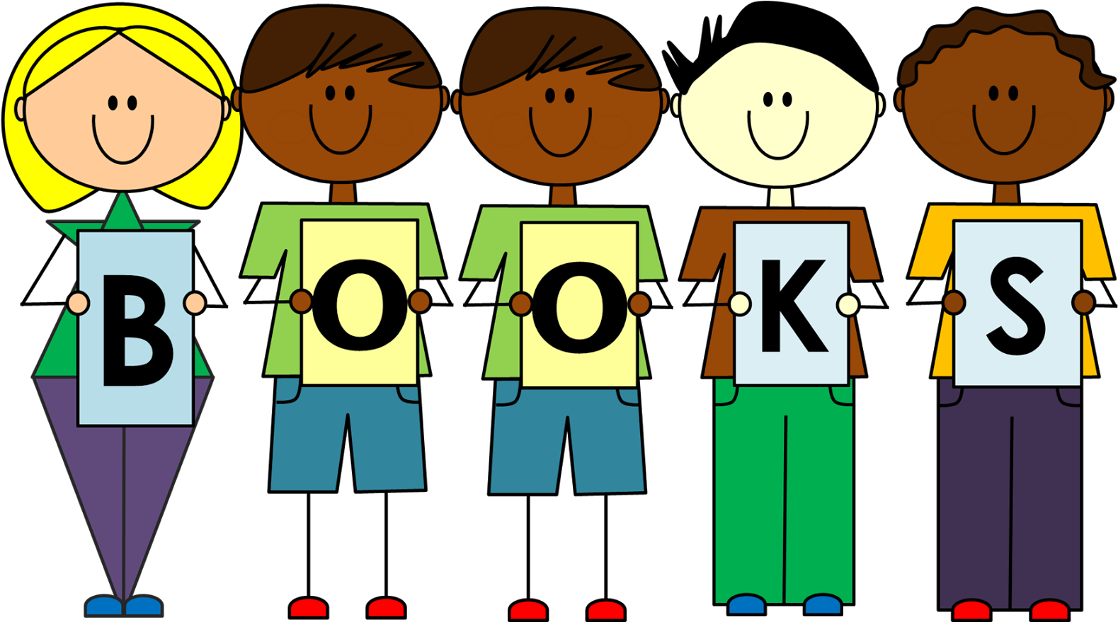 Alphabet Kids Clip Art - Book (1600x878)