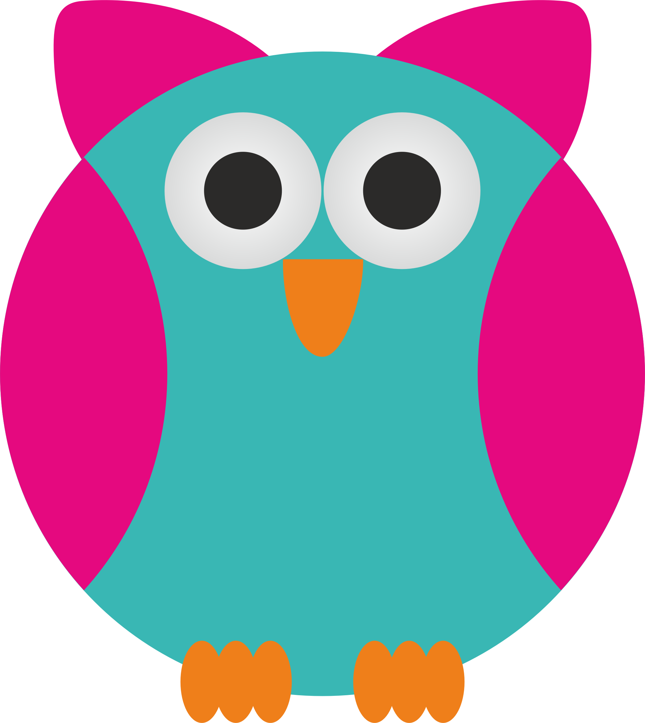 Owl - Owl Clipart (2090x2344)