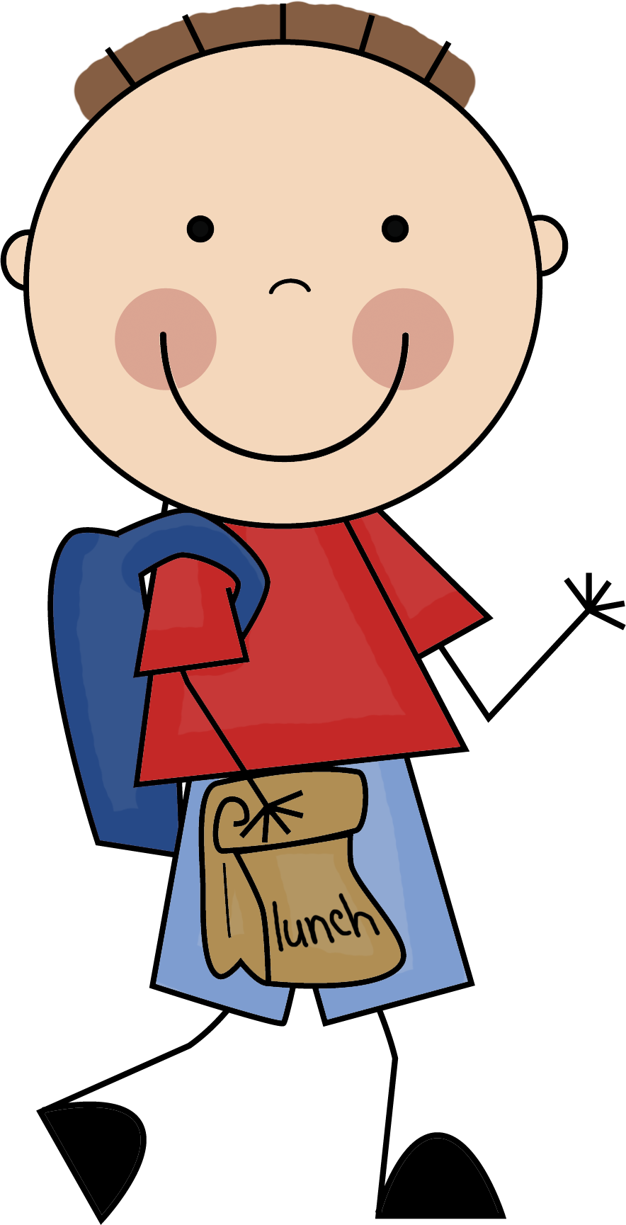 Photos Clipart Student - Scrappin Doodles Boys (884x1729)