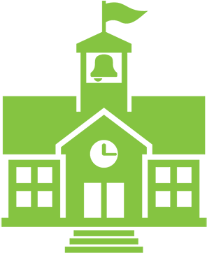 School Administration - School Building Brush Photoshop (500x365)