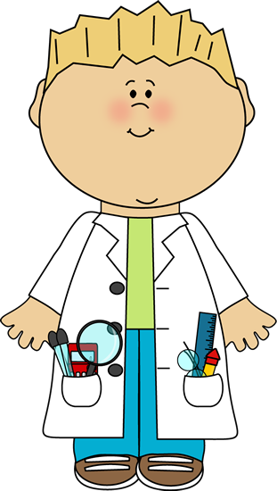 Science Clipart Scientific - Boy Scientist Clipart (311x550)