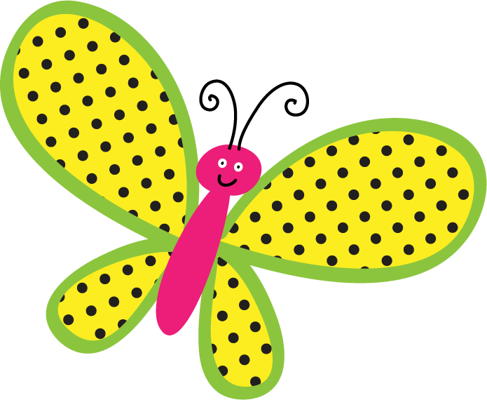 The Very Busy Kindergarten - Butterfly Clipart Png (695x570)