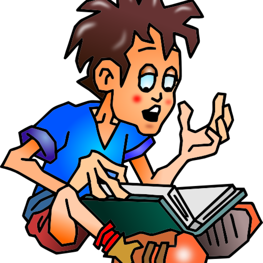 Student Reading Clipart Education Student Reading Clip - Come Ritrovare La Voglia Di Studiare (1024x1024)